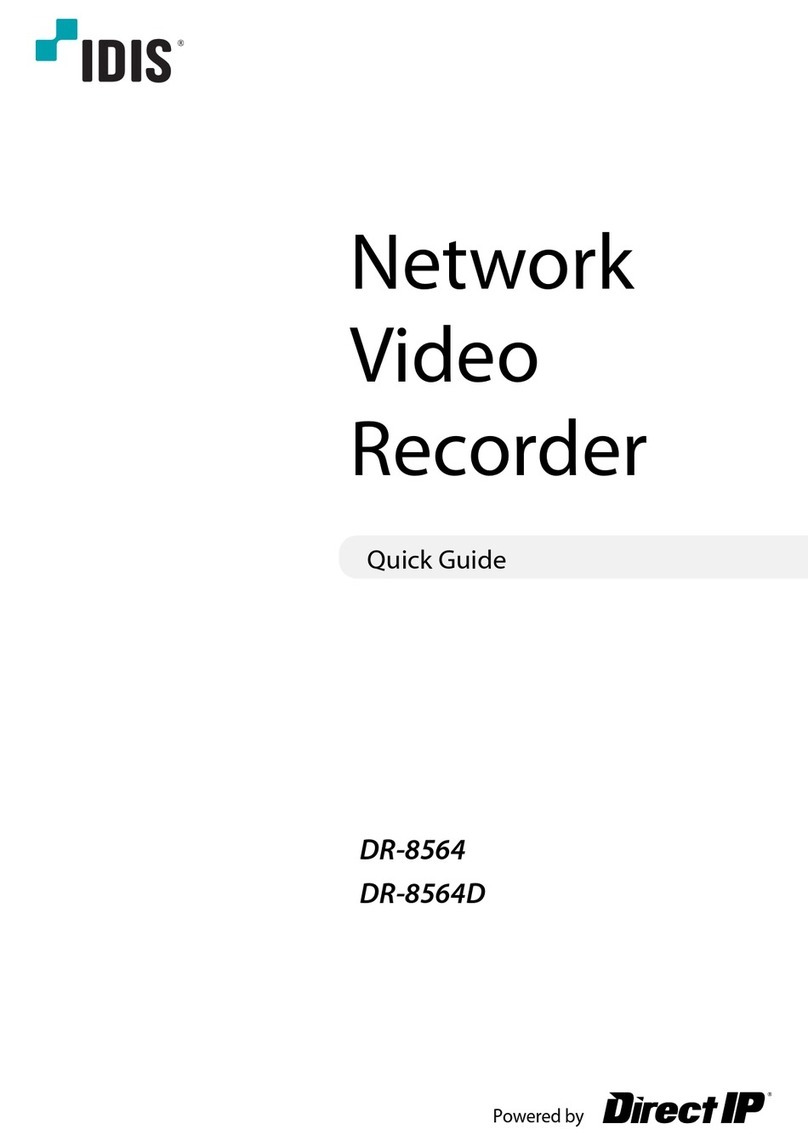 Idis DR-8564D User manual