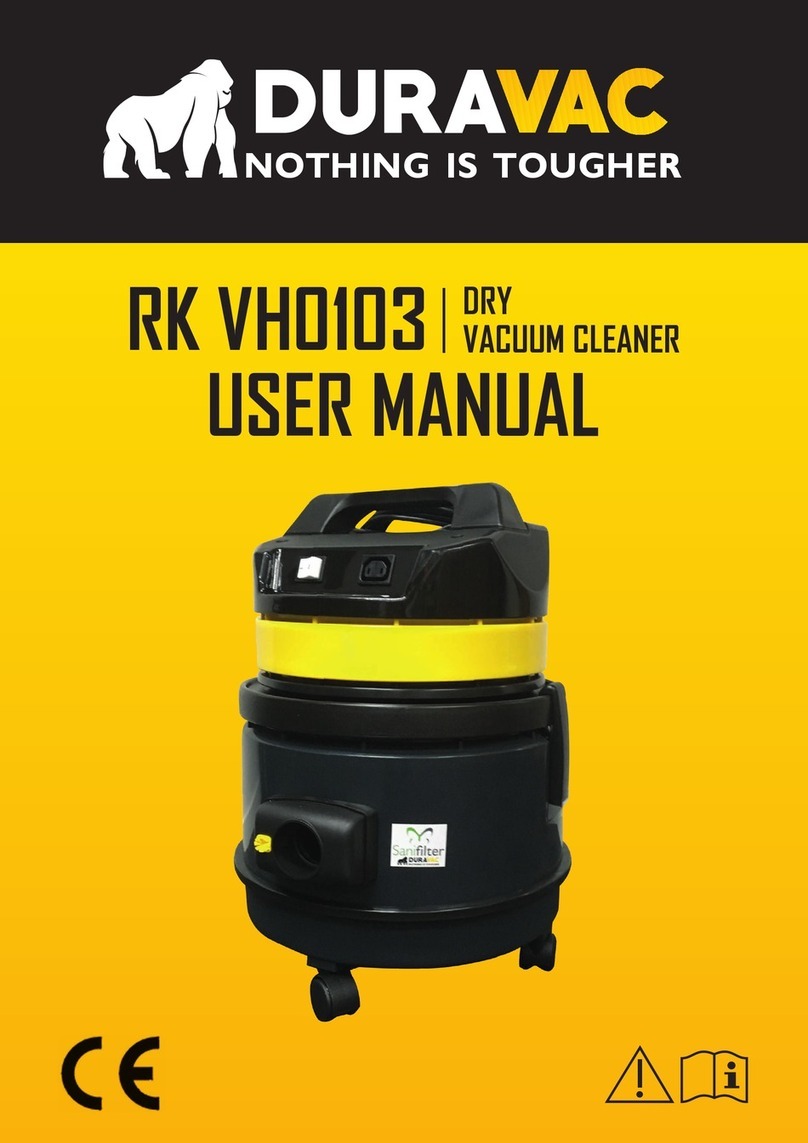 DURAVAC RK VH0103 User manual