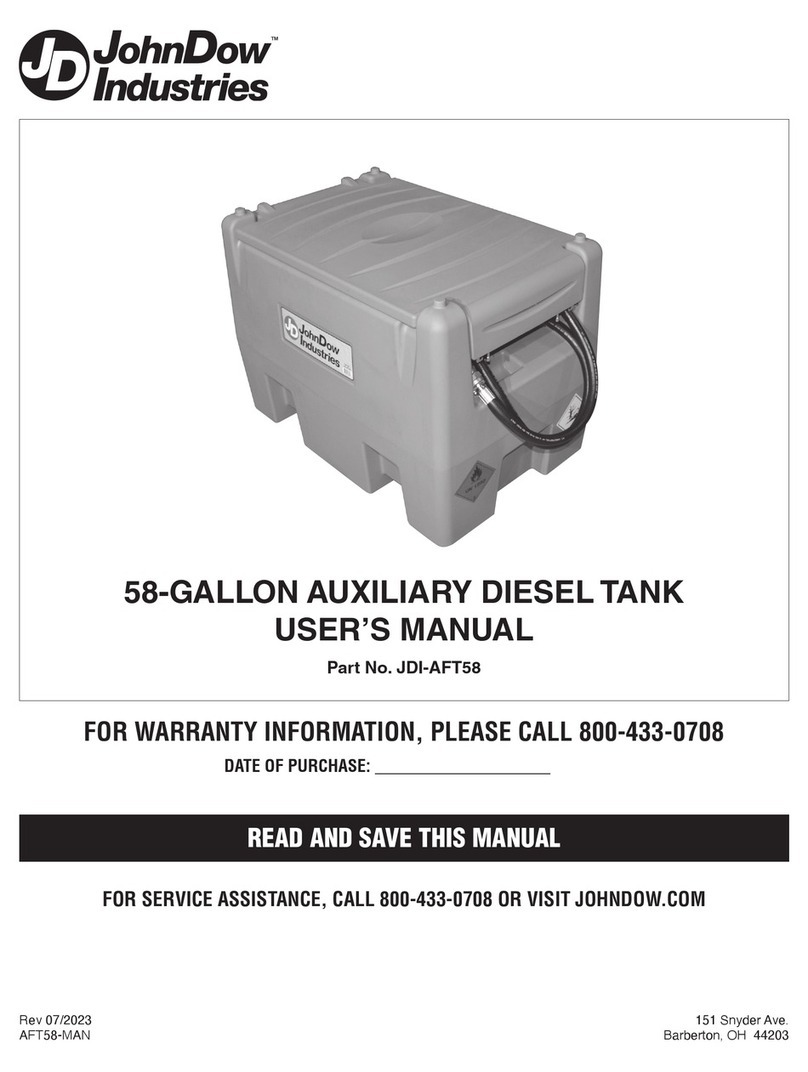 JohnDow Industries JDI-AFT58 user manual