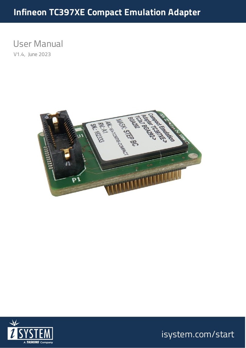TASKING iSYSTEM Infineon TC397XE user manual