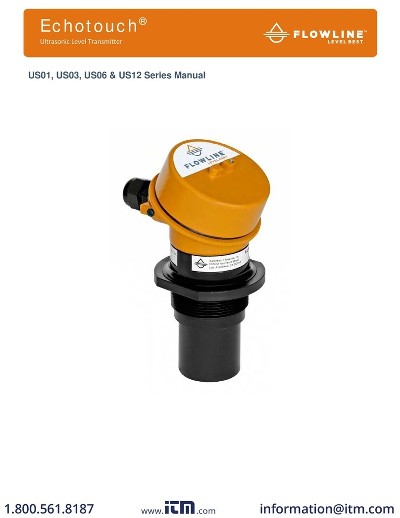 FlowLine EchoTouch US01 Series User manual