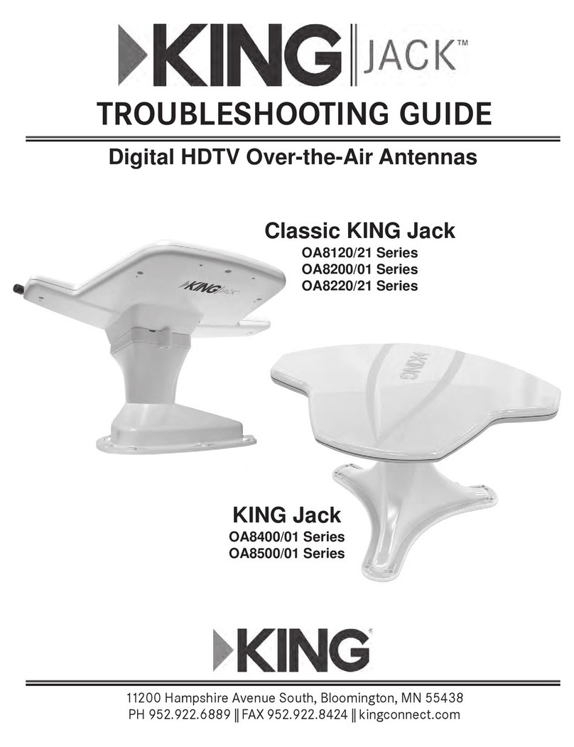 KING Jack Classic OA8120/21 Series troubleshooting guide