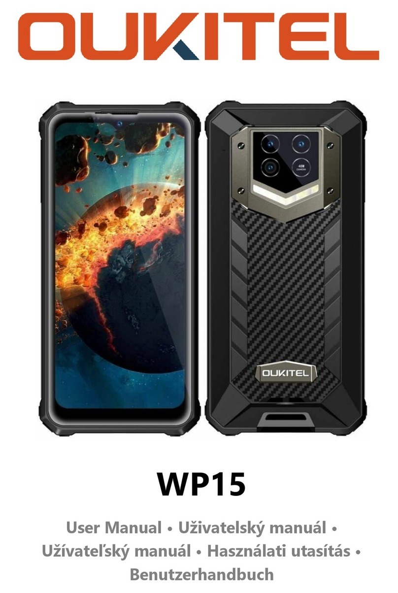 OUKITEL WP15 User manual OUKITEL WP15 User manual