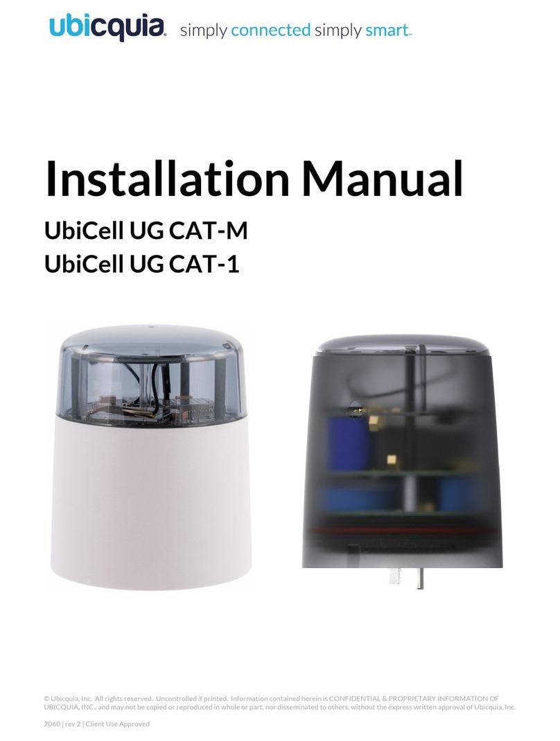 ubicquia UbiCell UG CAT-M User manual