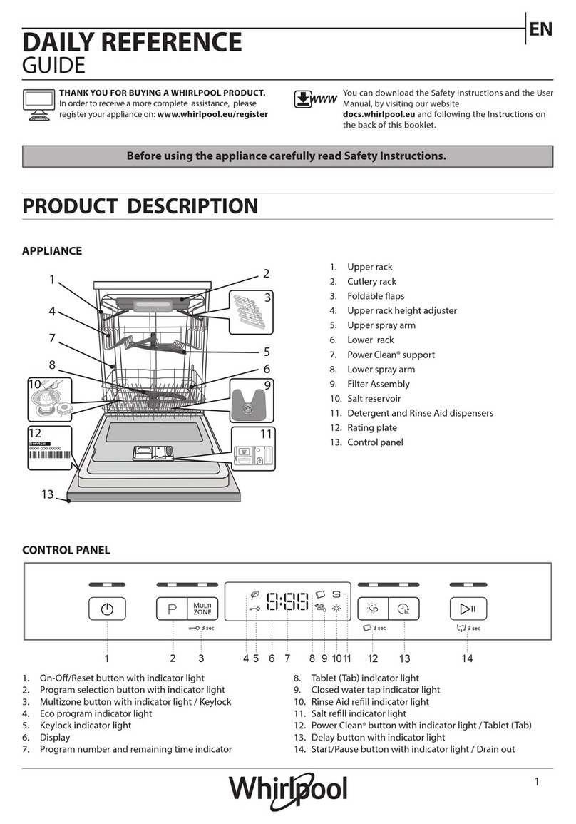 Whirlpool WFC 3C26 PF X Installation and operation manual