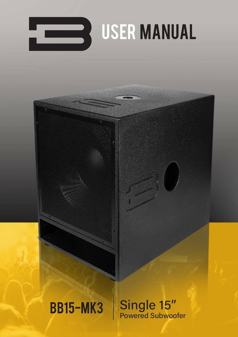 BassBoss BB15-MK3 user manual