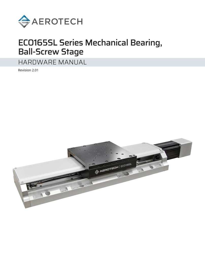Aerotech ECO165SL Series User manual