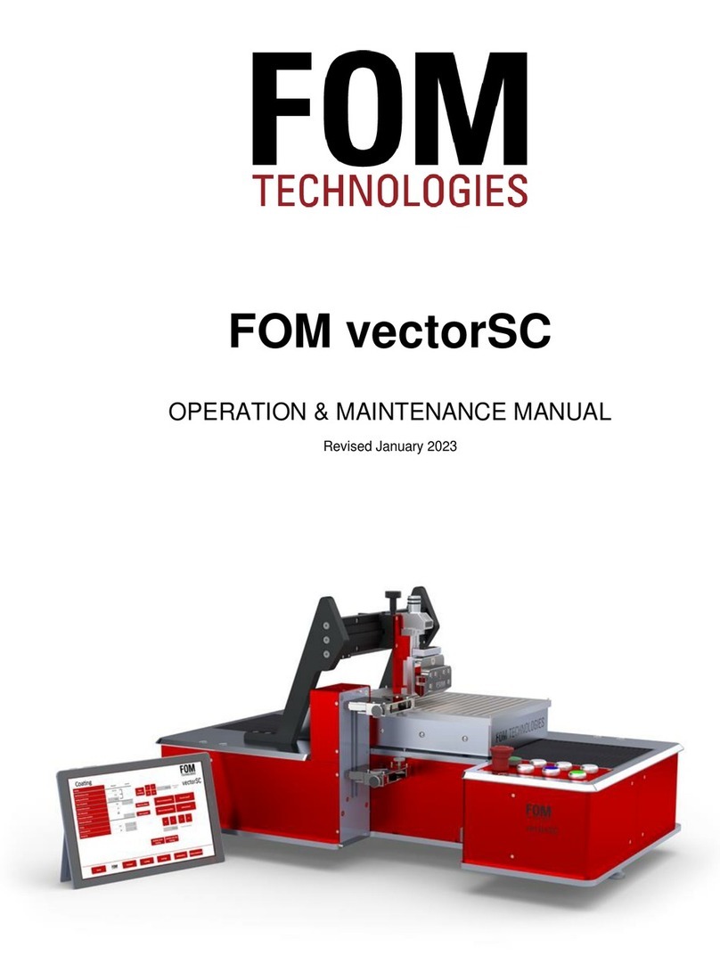 FOM vectorSC Operation & maintenance manual FOM vectorSC Operation & maintenance manual