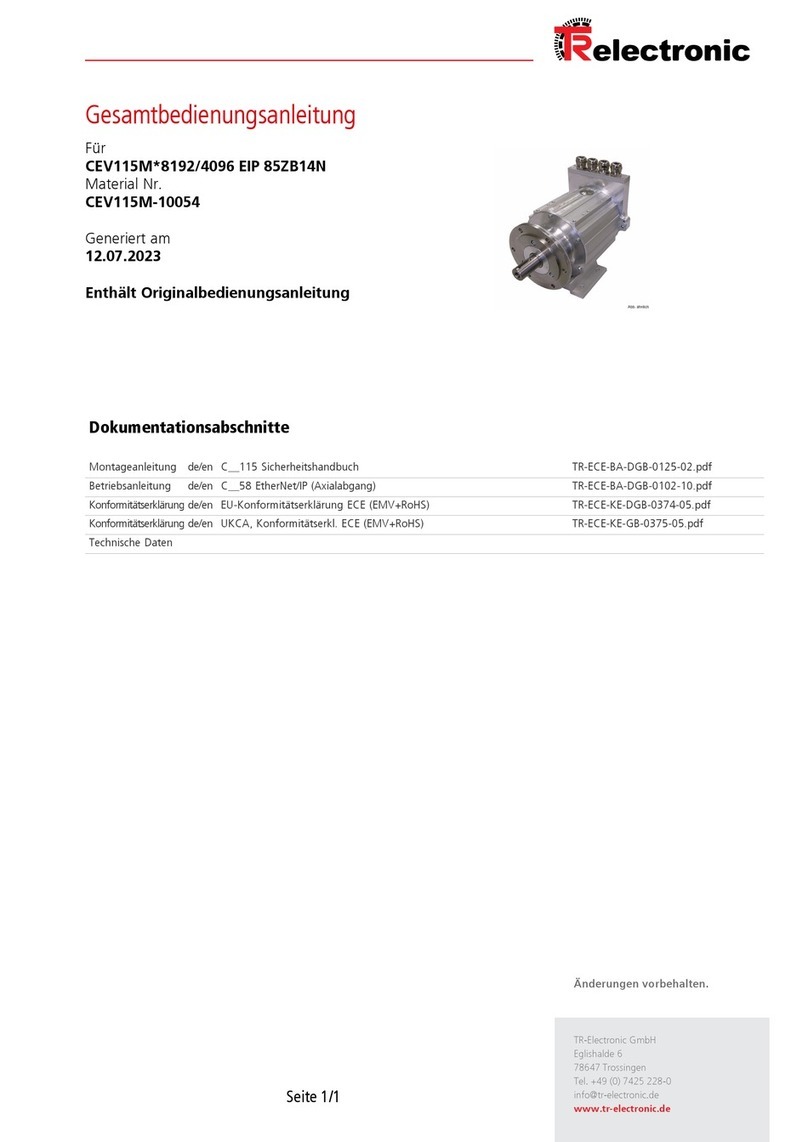 TR-Electronic C-115 Series Safety manual