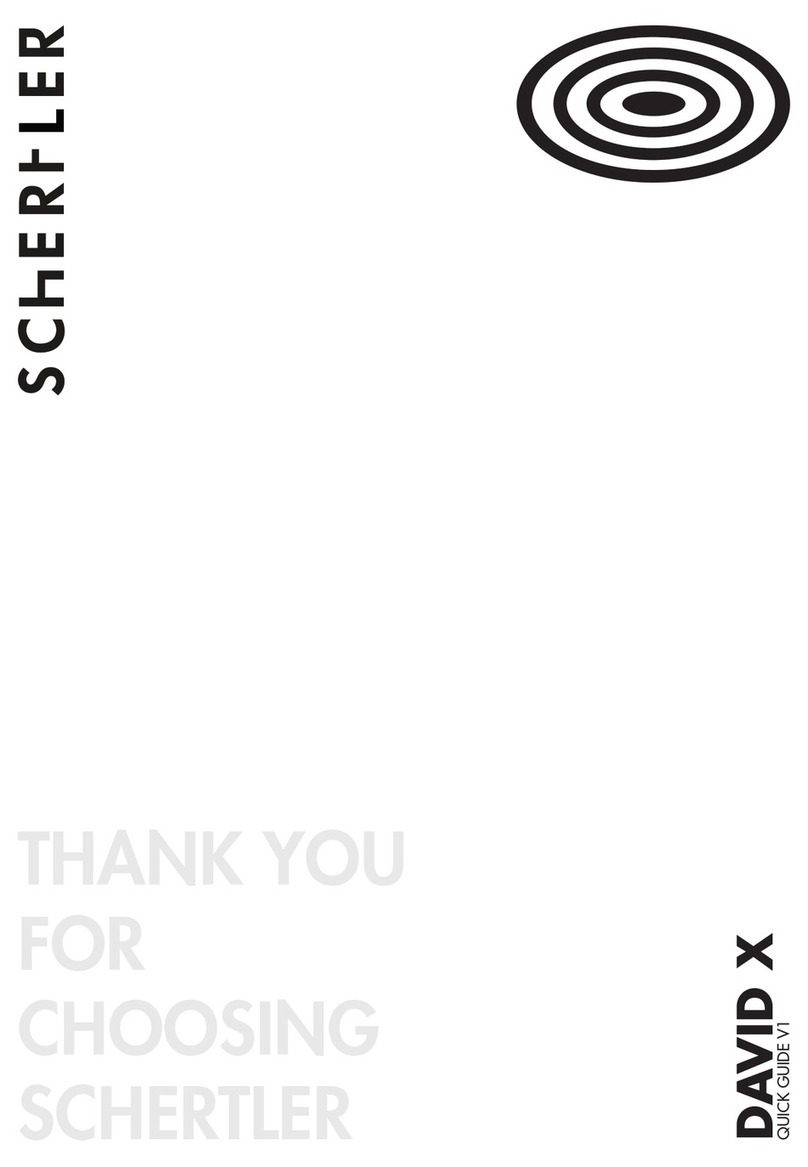 Schertler DAVID X quick guide Schertler DAVID X quick guide