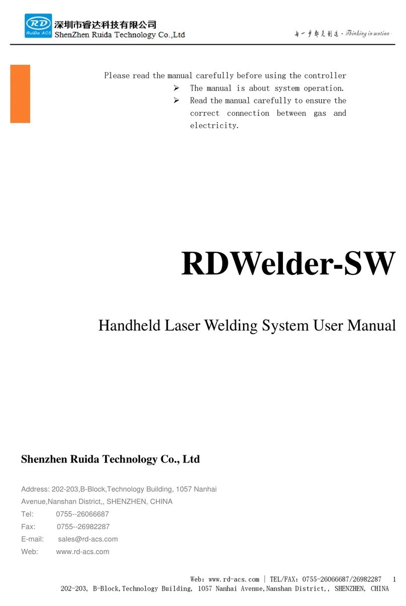 Ruida Technology RDWelder-SW user manual