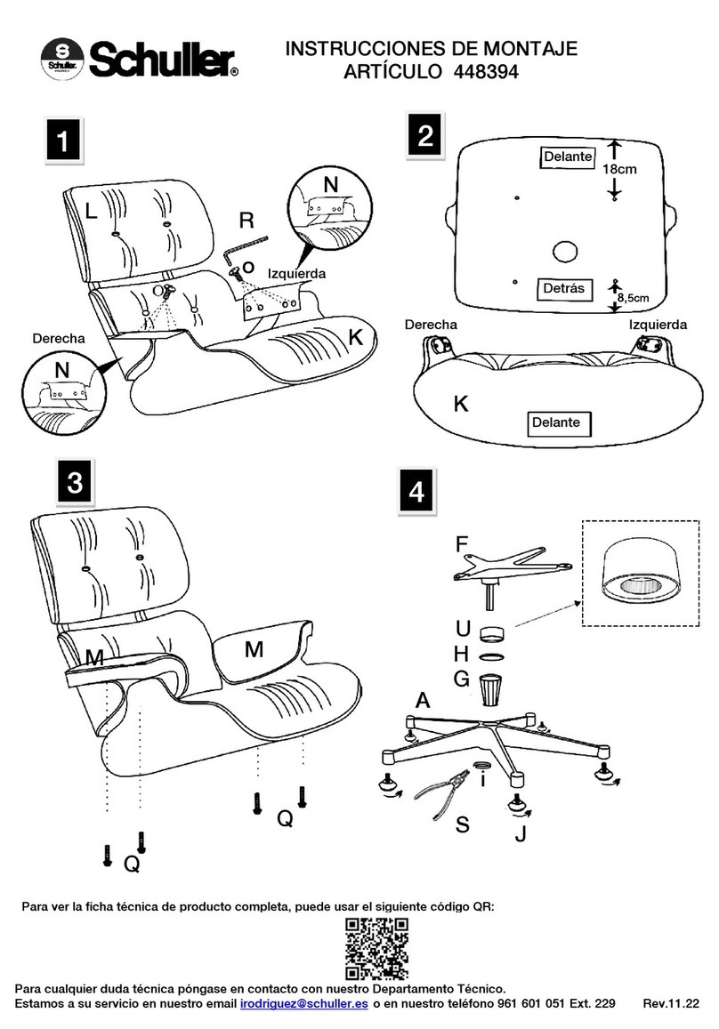 Schuller 448394 Assembling instructions Schuller 448394 Assembling instructions