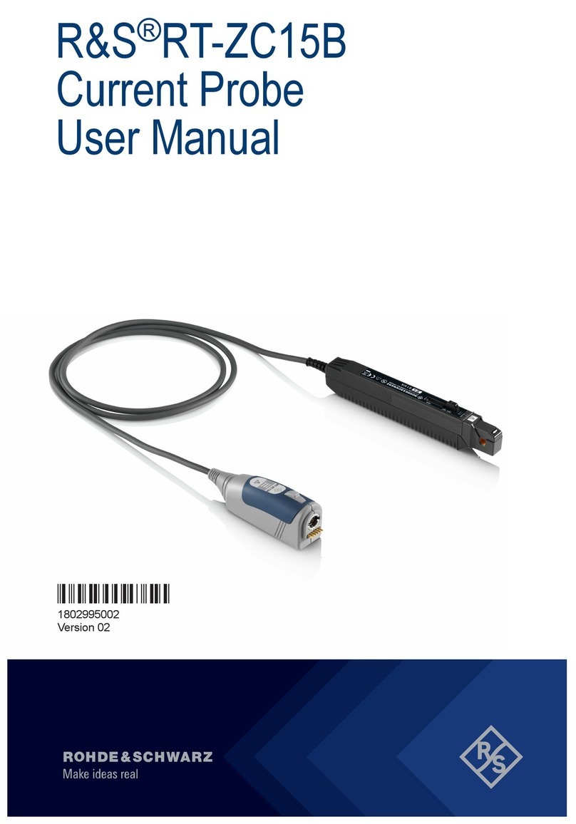 Rohde & Schwarz R&S RT-ZC15B user manual