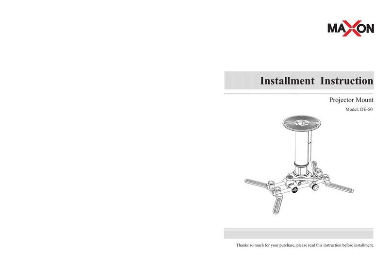 Maxon DE-50 Installment instructions