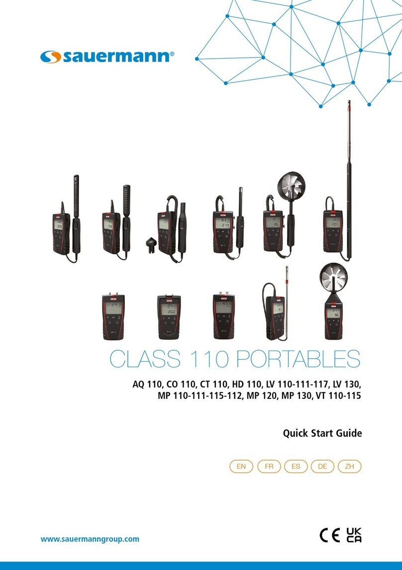 sauermann AQ 110 User manual
