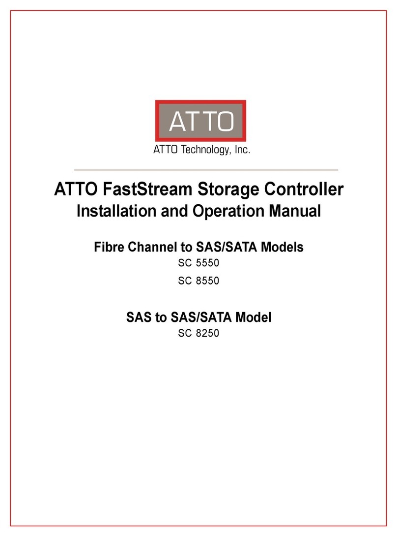 ATTO Technology FastStream SC 5550 Installation and operation manual