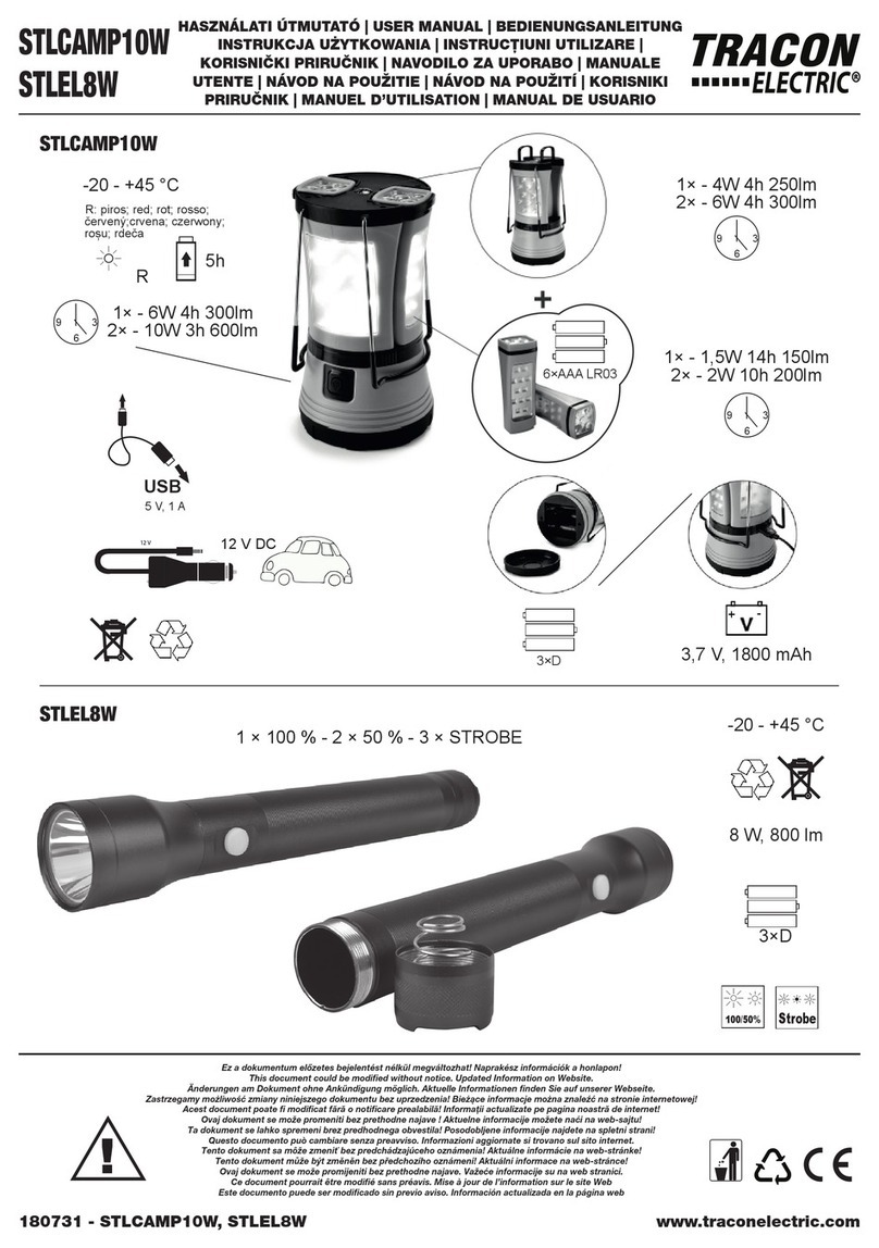 Tracon Electric STLCAMP10W user manual