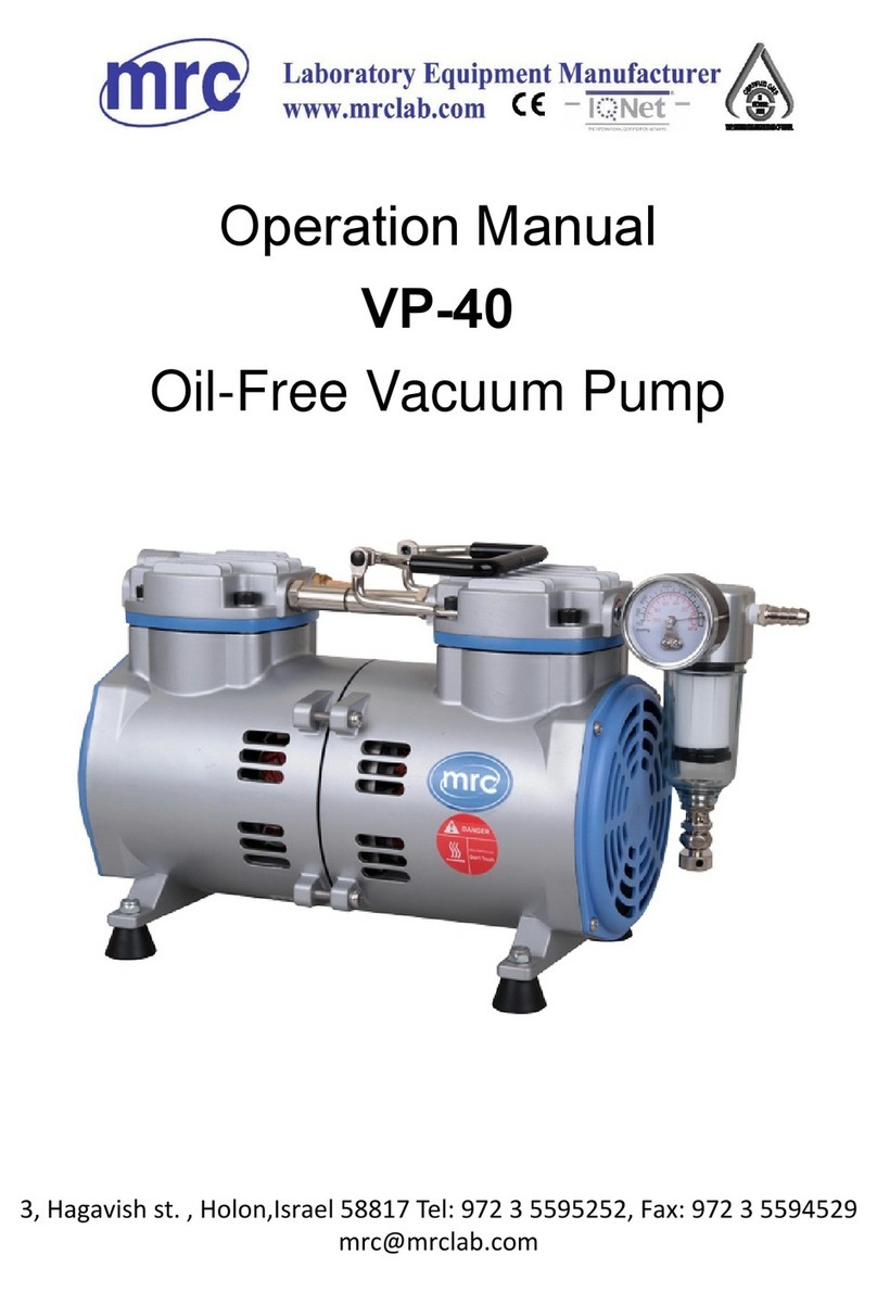 MRC VP-40 Operation manual