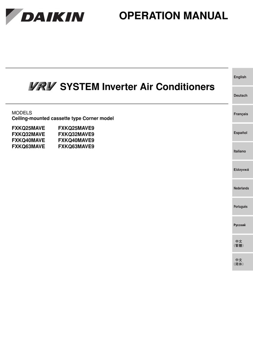 Daikin FXKQ25MAVE User manual