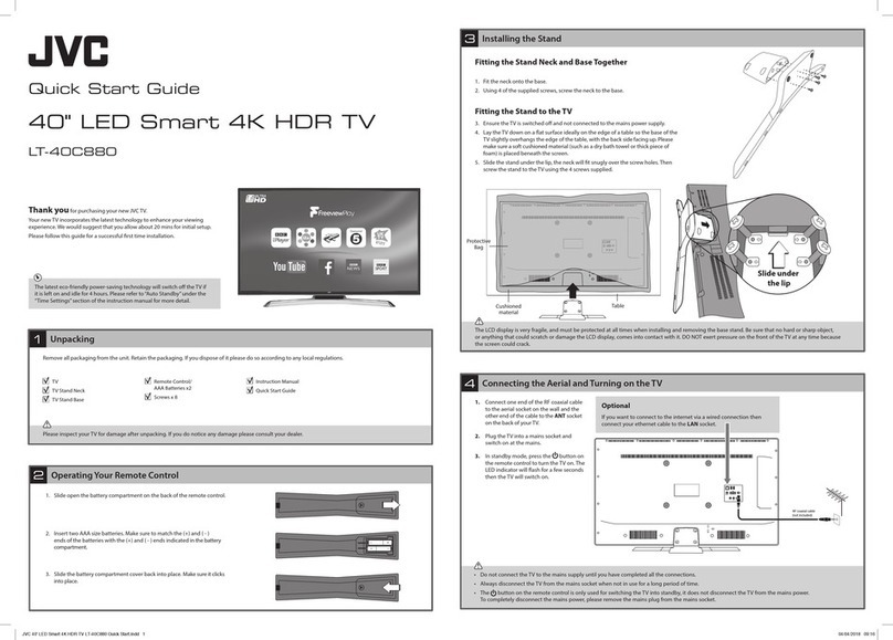 JVC LT-40C880 User manual