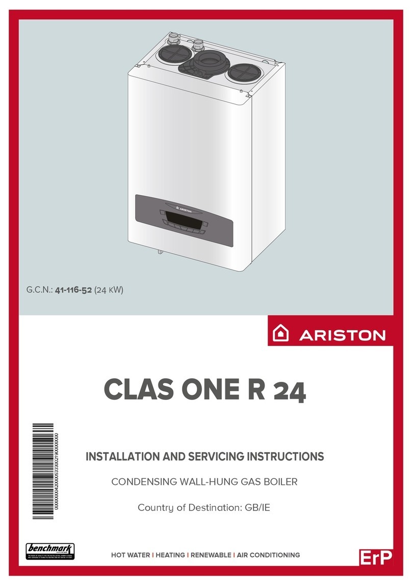 Ariston CLAS HE R 24 Installation and servicing instruction