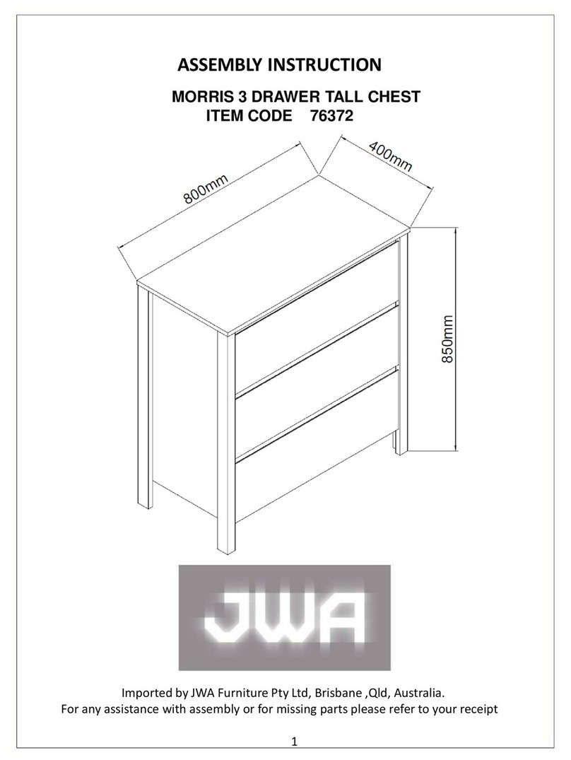 JWA MORRIS 76372 User manual JWA MORRIS 76372 User manual