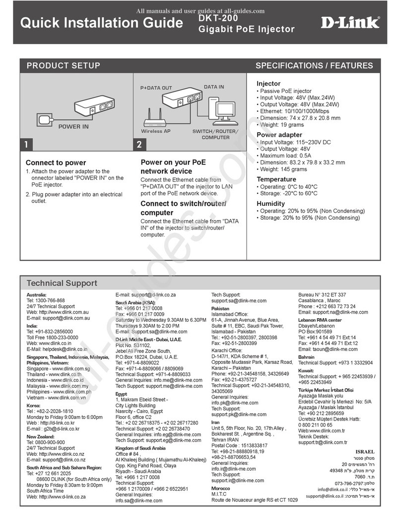 D-Link DKT-200 User manual