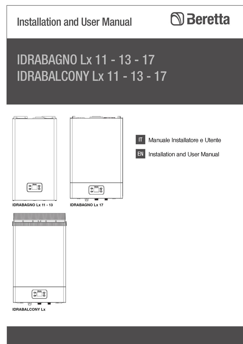 Beretta IDRABALCONY Lx 11 User manual