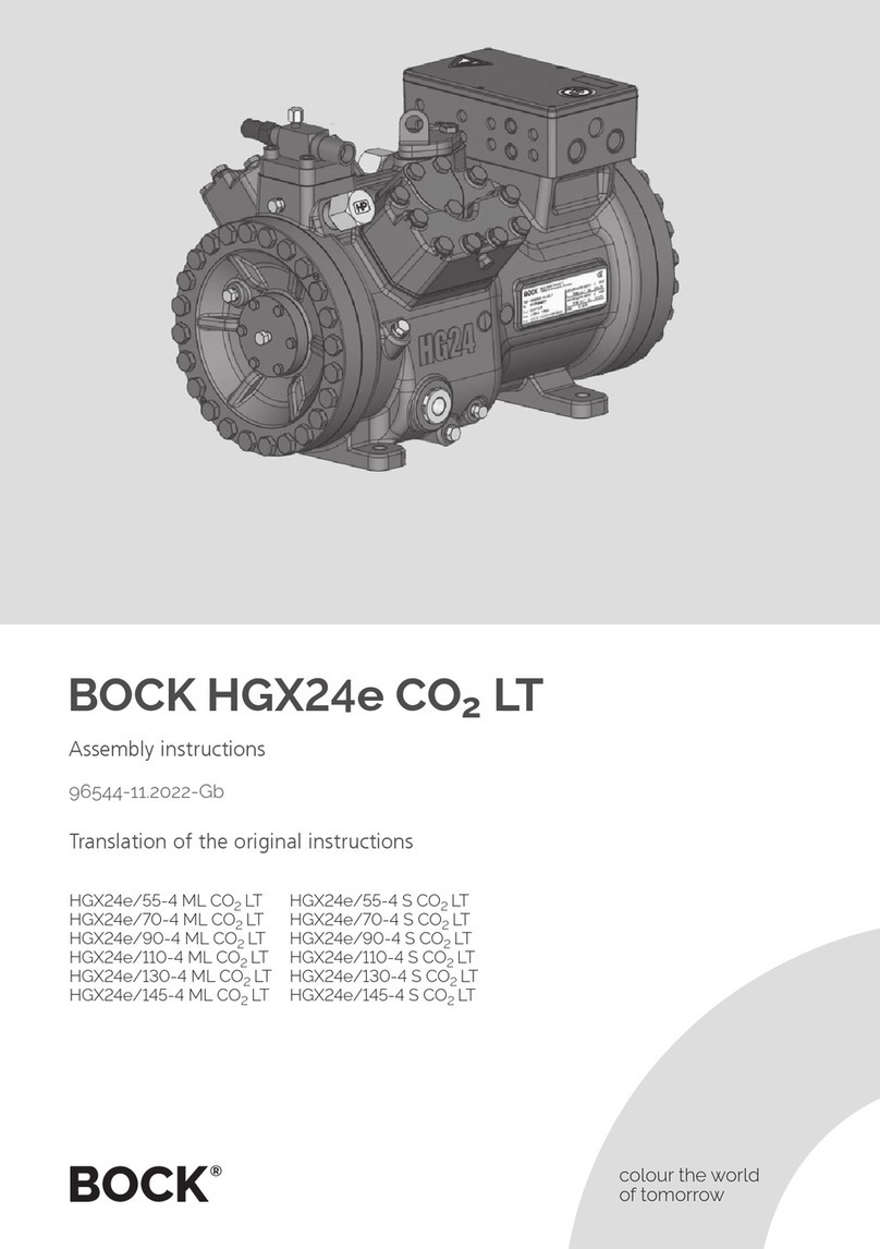 BOCK HGX24e CO2 LT Series User manual BOCK HGX24e CO2 LT Series User manual