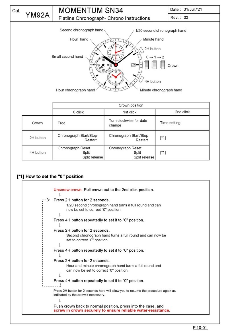 Momentum Flatline Chrono instructions