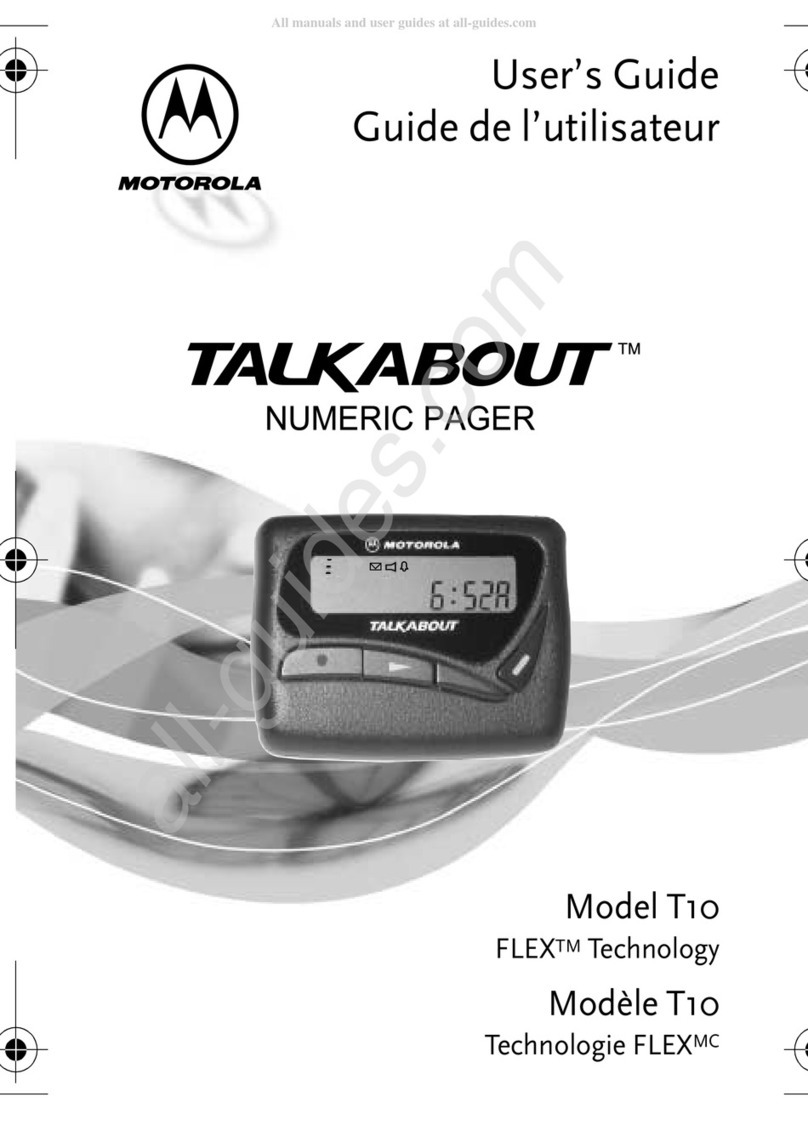 Motorola TALKABOUT T10 User manual