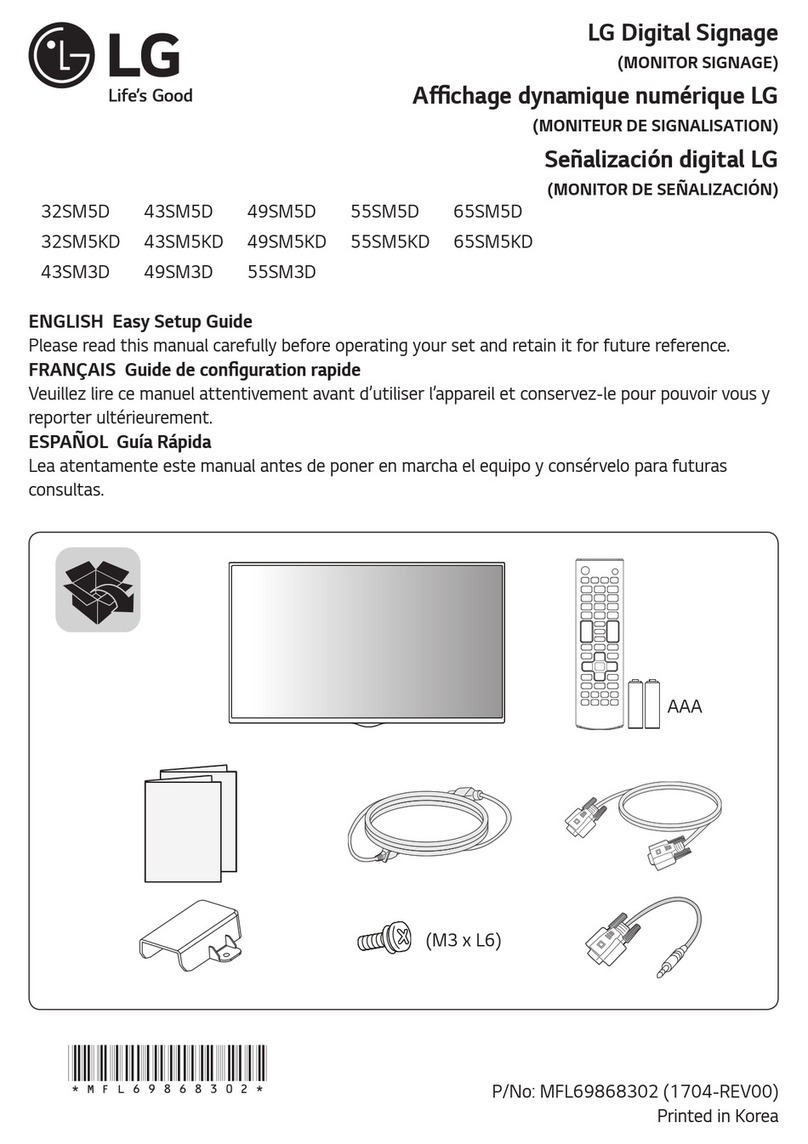 LG 43SM5KD Easy setup guide