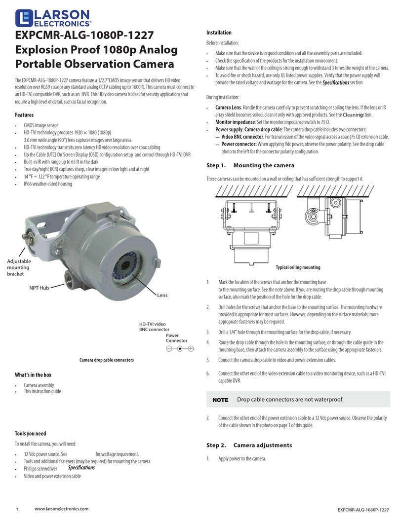 Larson Electronics EXPCMR-ALG-1080P-1227 User manual