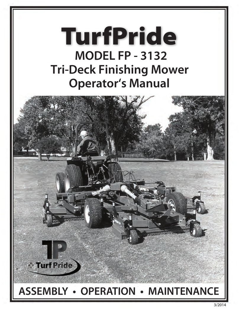 TurfPride Tri-Deck FP-3132 manual