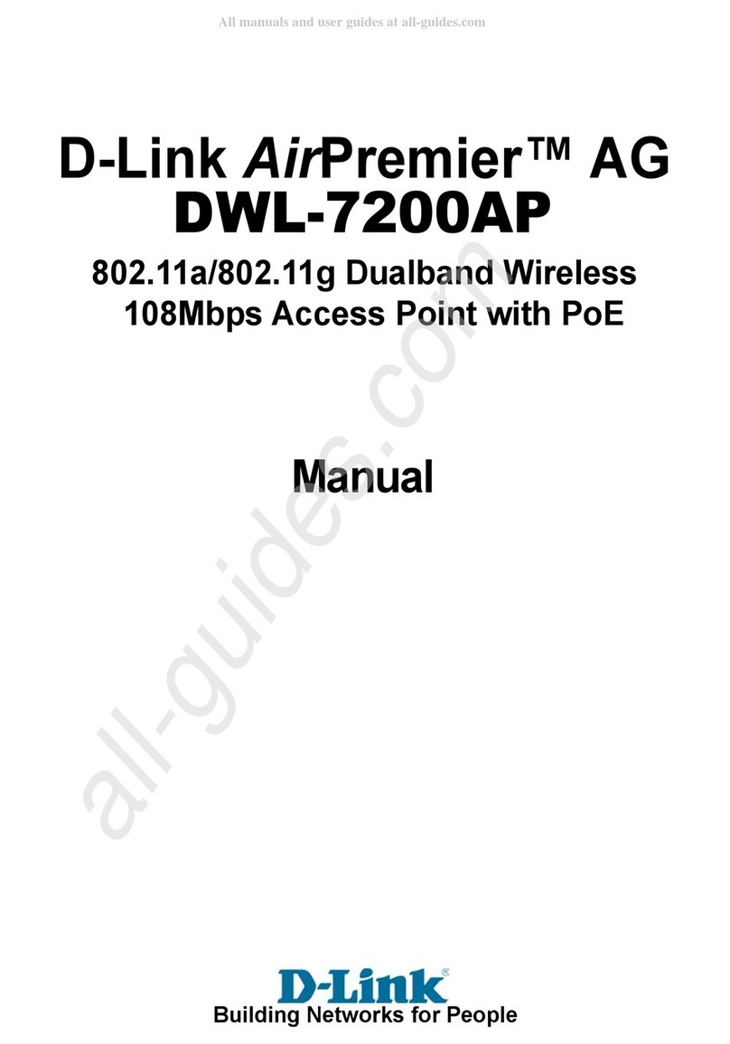 D-Link AirPremier AG DWL-7200AP User manual D-Link AirPremier AG DWL-7200AP User manual