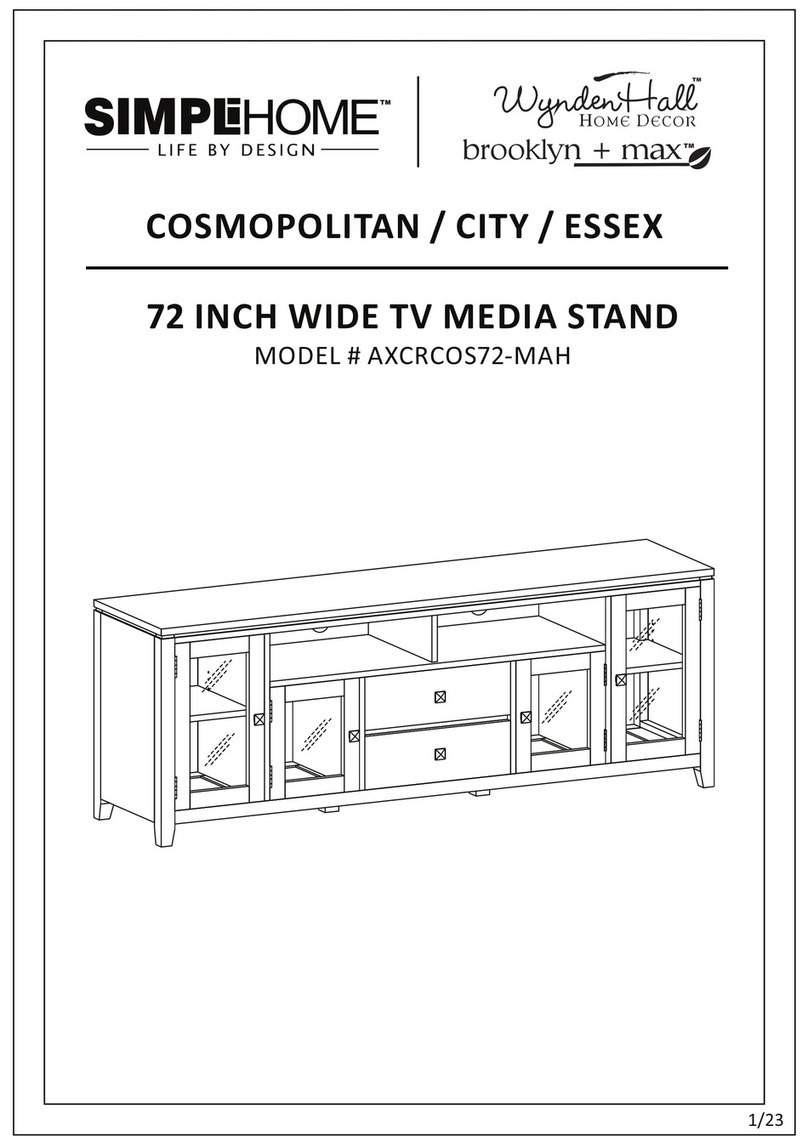 Simpli Home COSMOPOLITAN User manual Simpli Home COSMOPOLITAN User manual