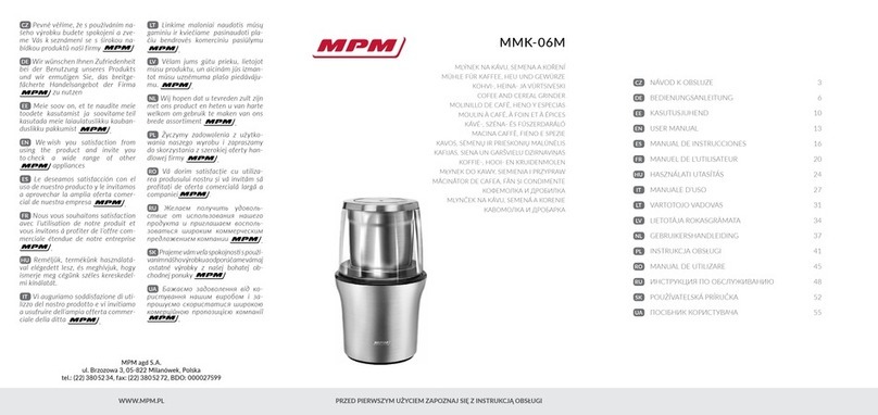 MPM MMK-06M user manual