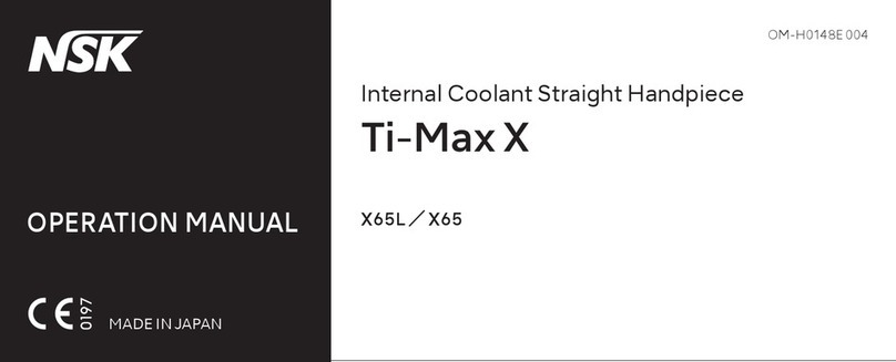 NSK Ti-Max X65L User manual