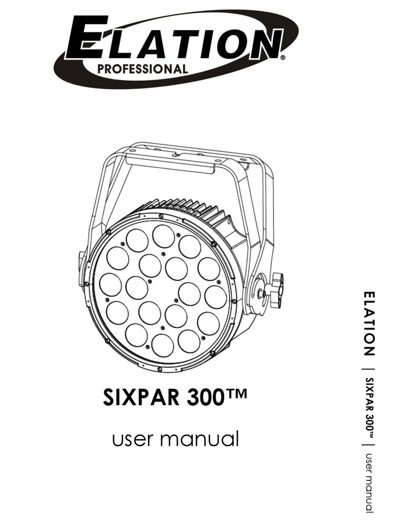 Elation 1236100115 User manual