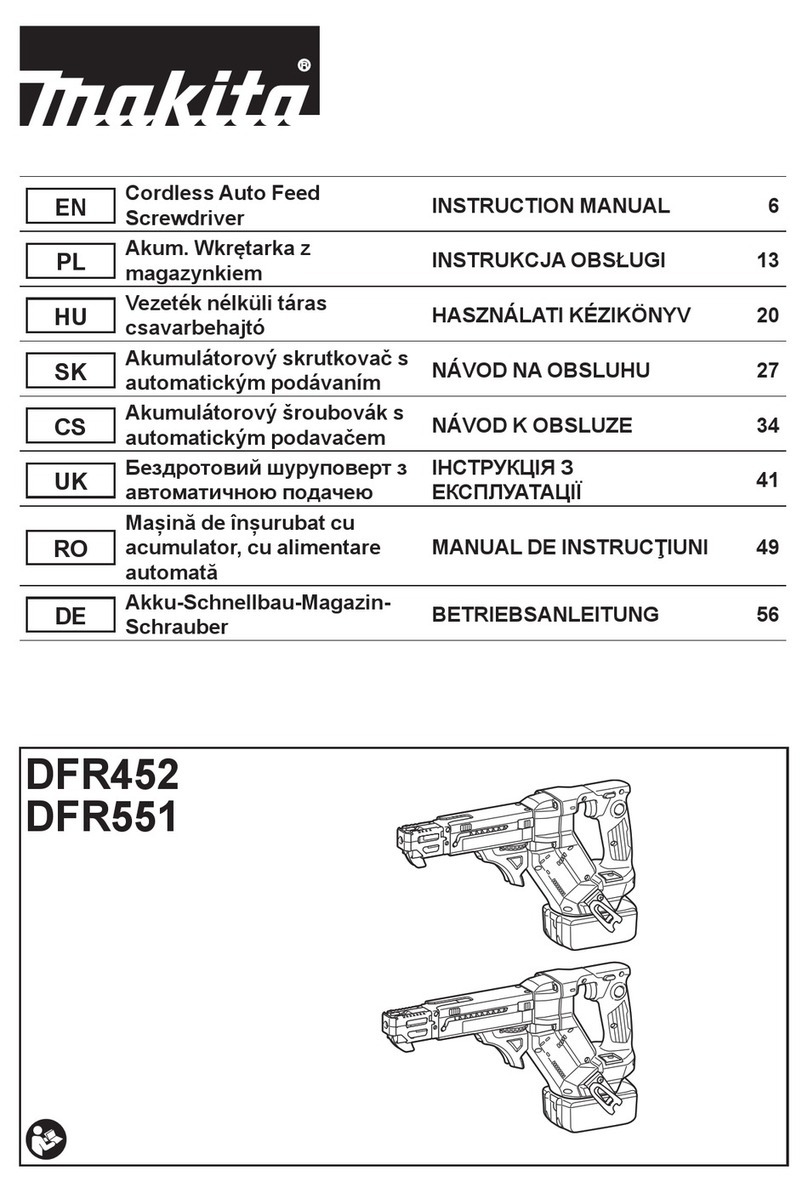 Makita DFR452 User manual
