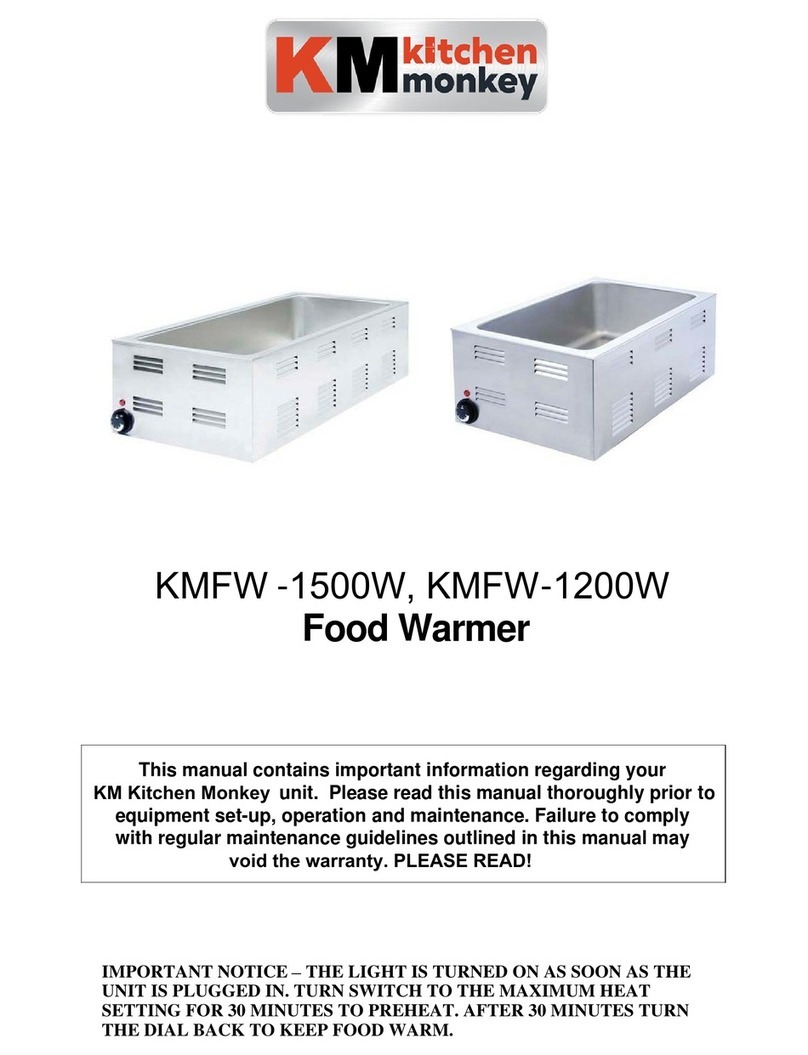 Kitchen Monkey KMFW-1500W manual