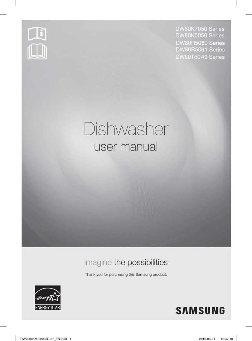Samsung DW80T5040 Series user manual