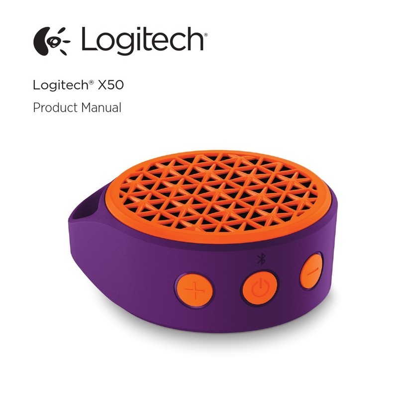 Logitech X50 User manual