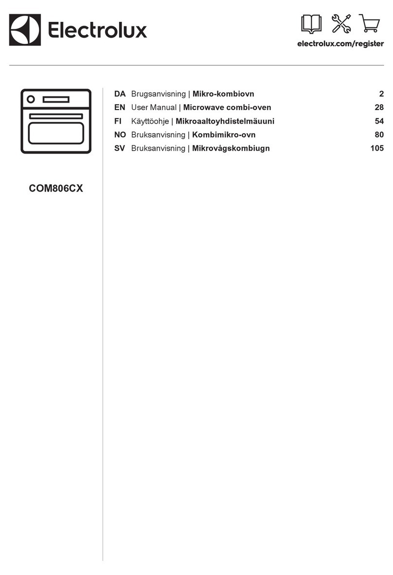 Electrolux COM806CX User manual