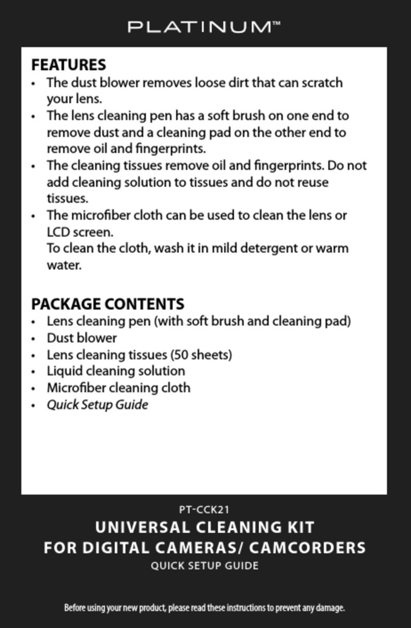 Platinum PT-CCK21 Quick setup guide