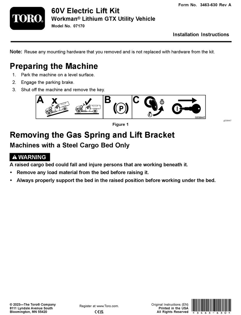 Toro Workman 07170 User manual