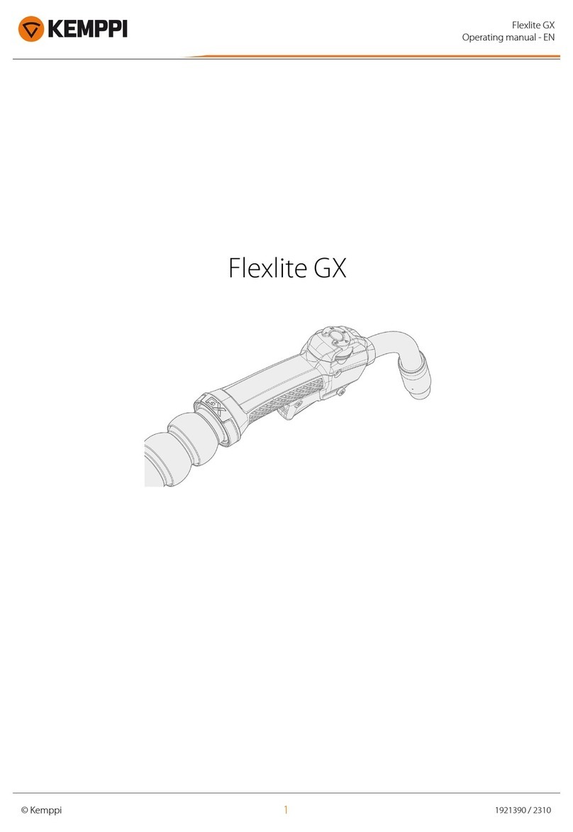 Kemppi Flexlite GX Series User manual