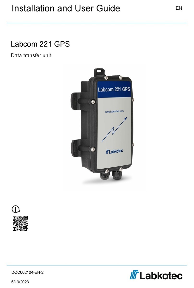 Labkotec Labcom 221 GPS User manual