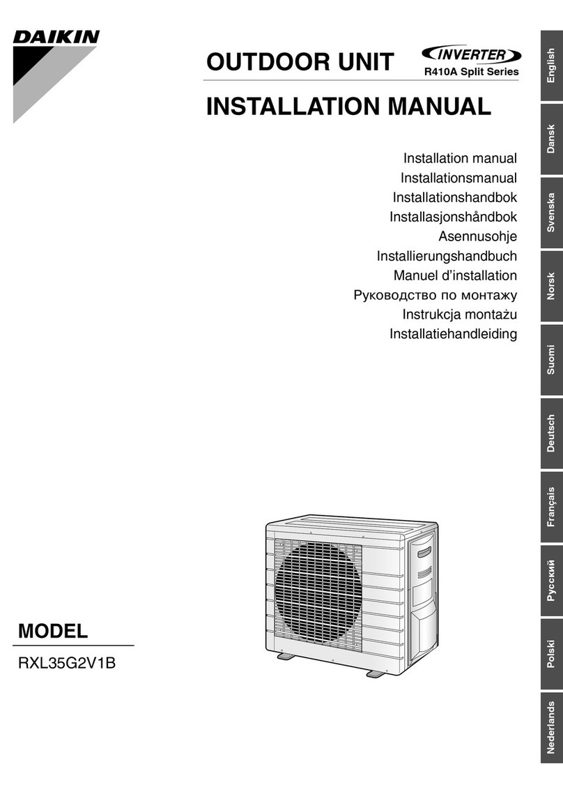 Daikin RXL35G2V1B User manual