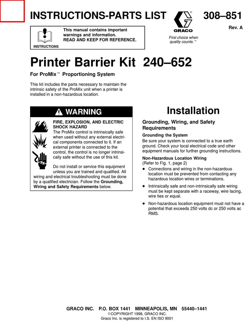 Graco 240-652 Instructions and parts list